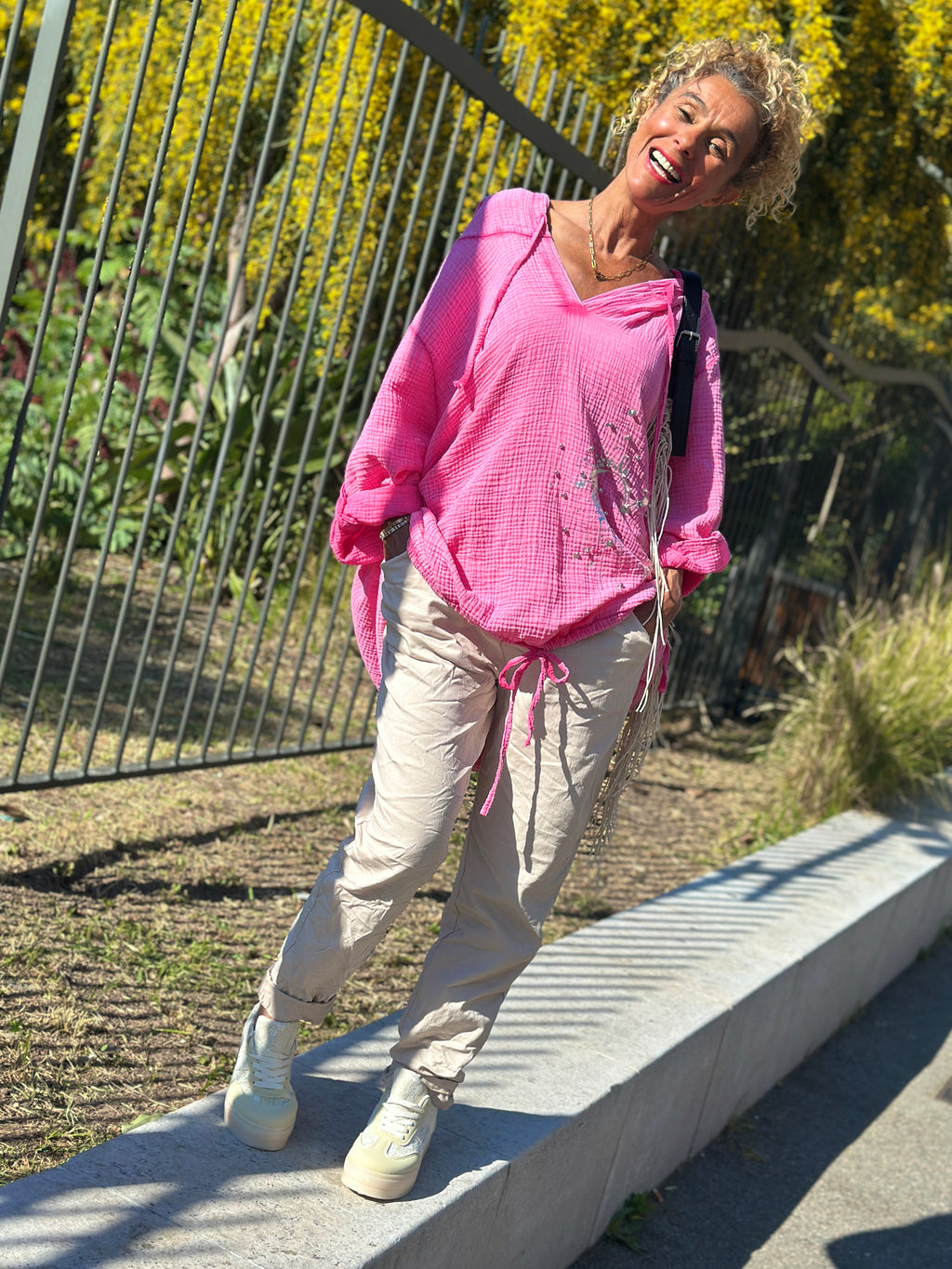 Pantalon beige SANAEL