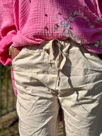 Pantalon beige SANAEL