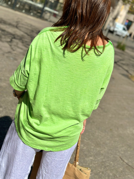 T-shirt vert ROCKY
