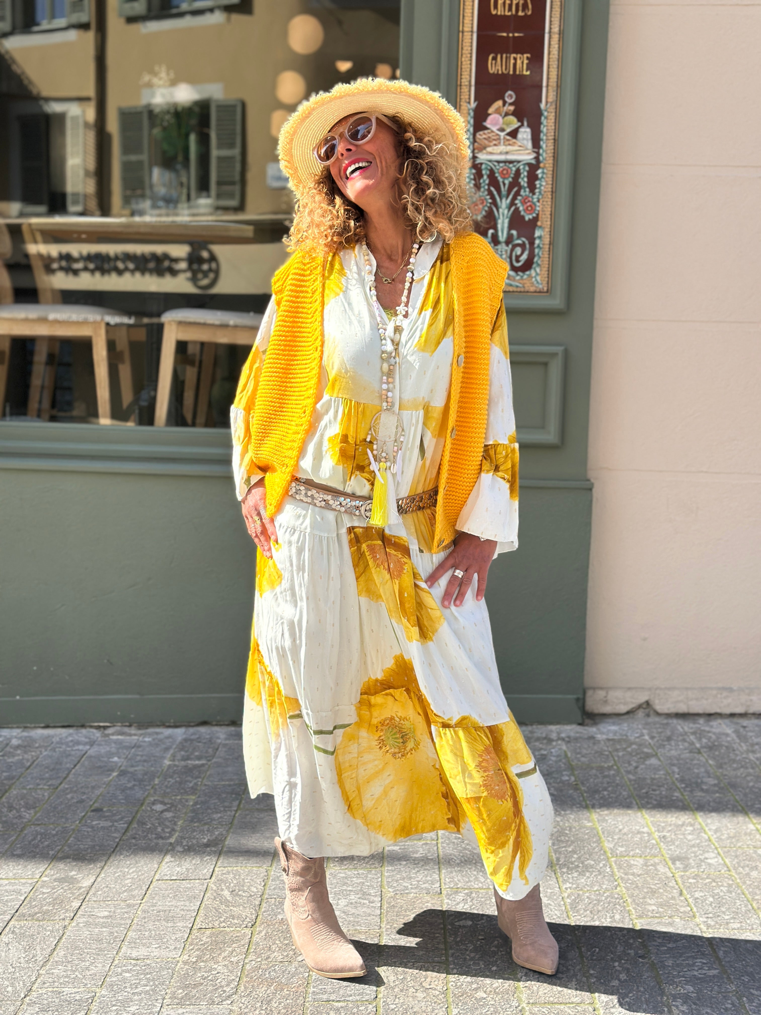 Robe jaune TOURNESOL