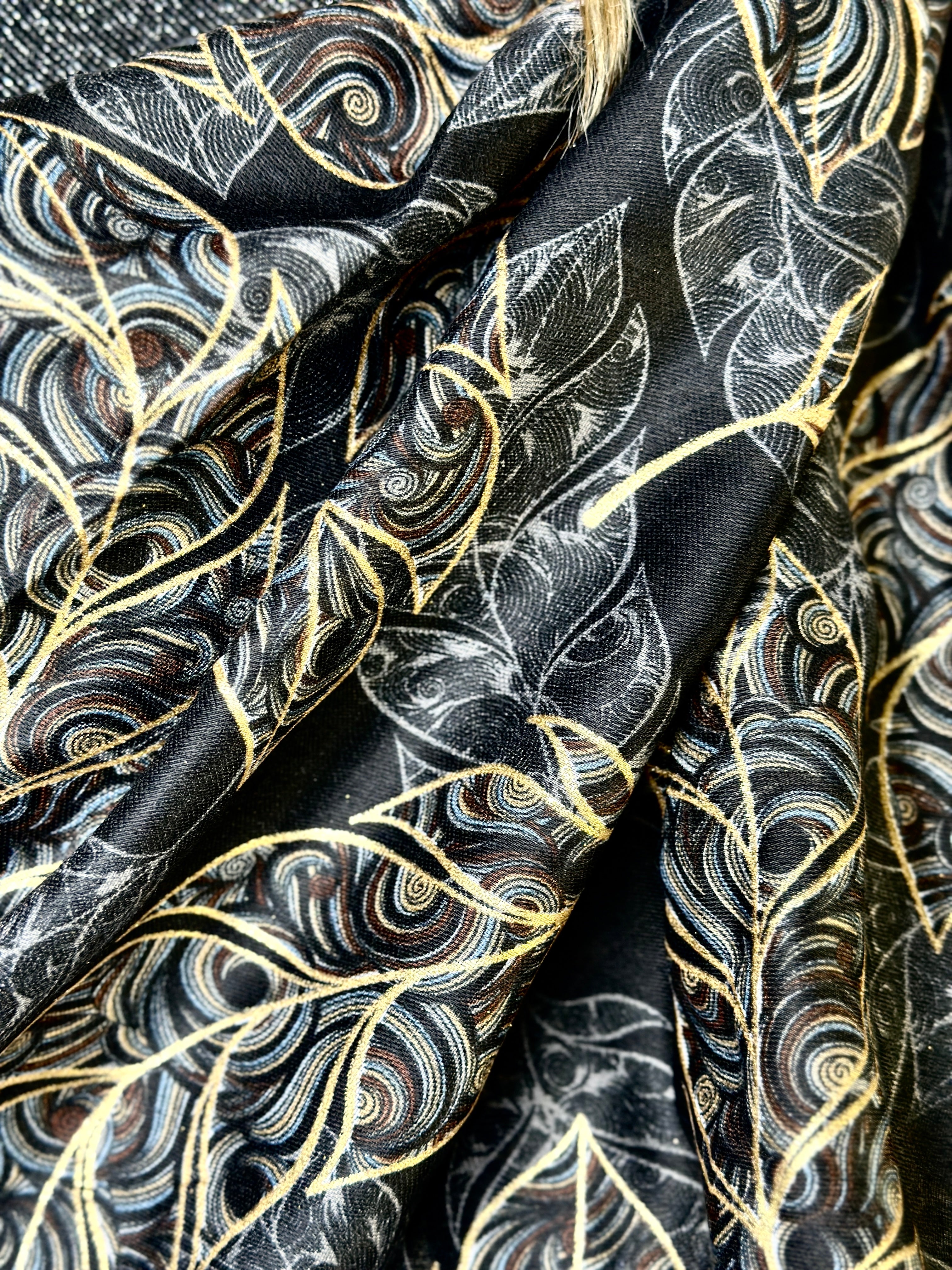 Foulard noir LAURE