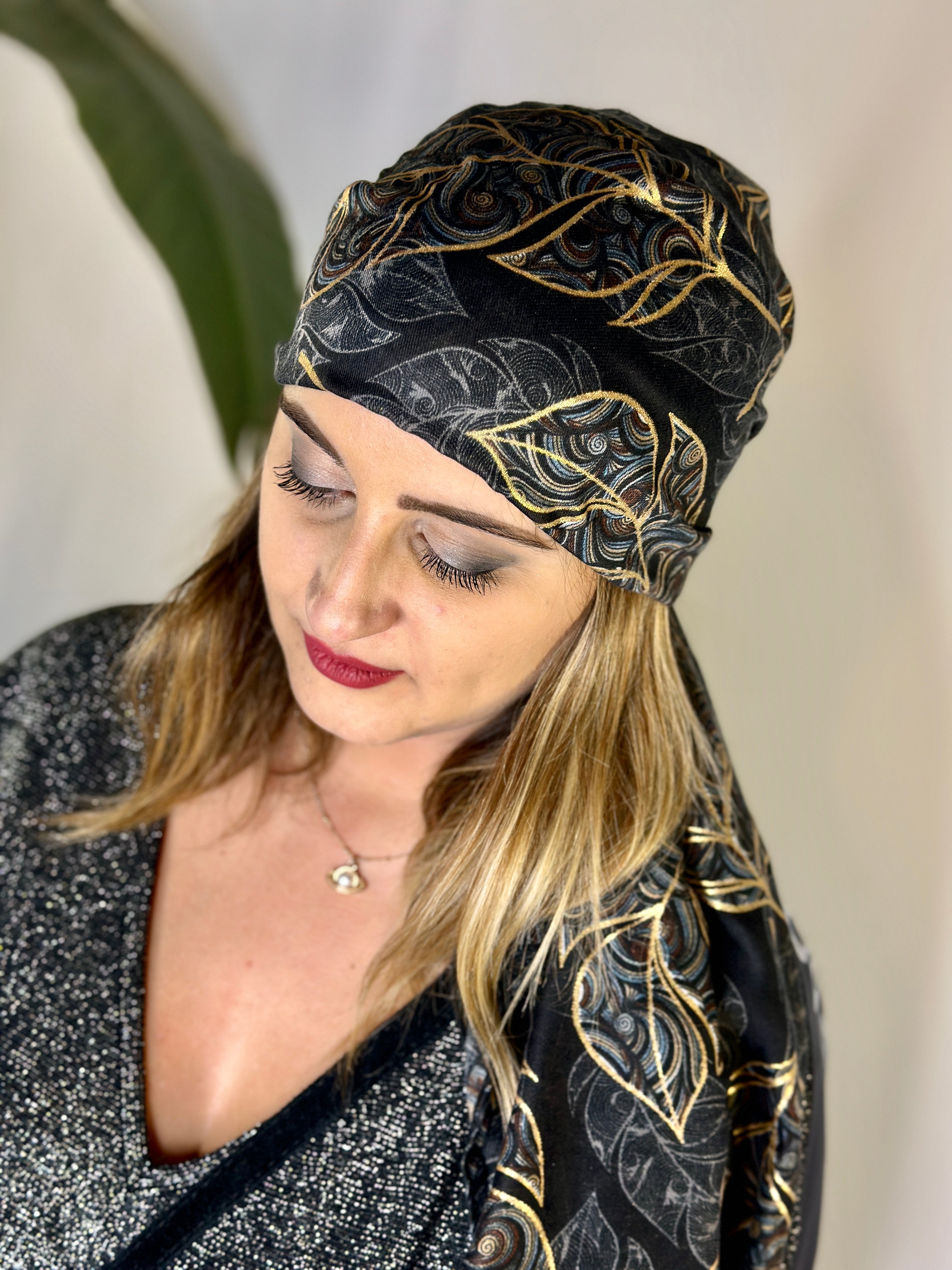 Foulard noir LAURE
