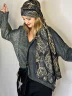 Foulard noir LAURE