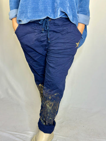 Pantalon bleu marine ORY