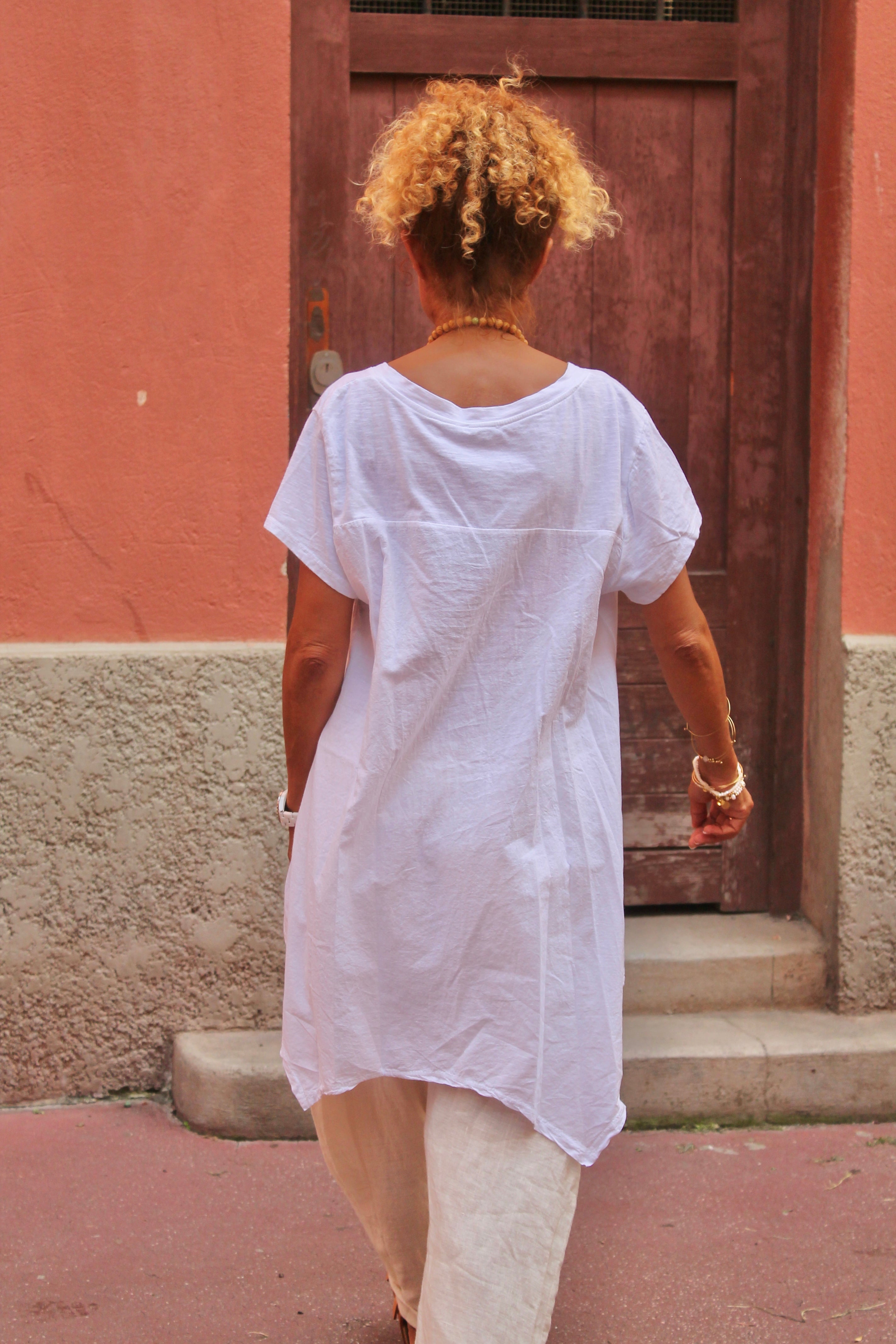 T-shirt blanc KENI