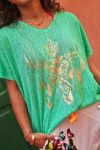 Tee-shirt vert JIO