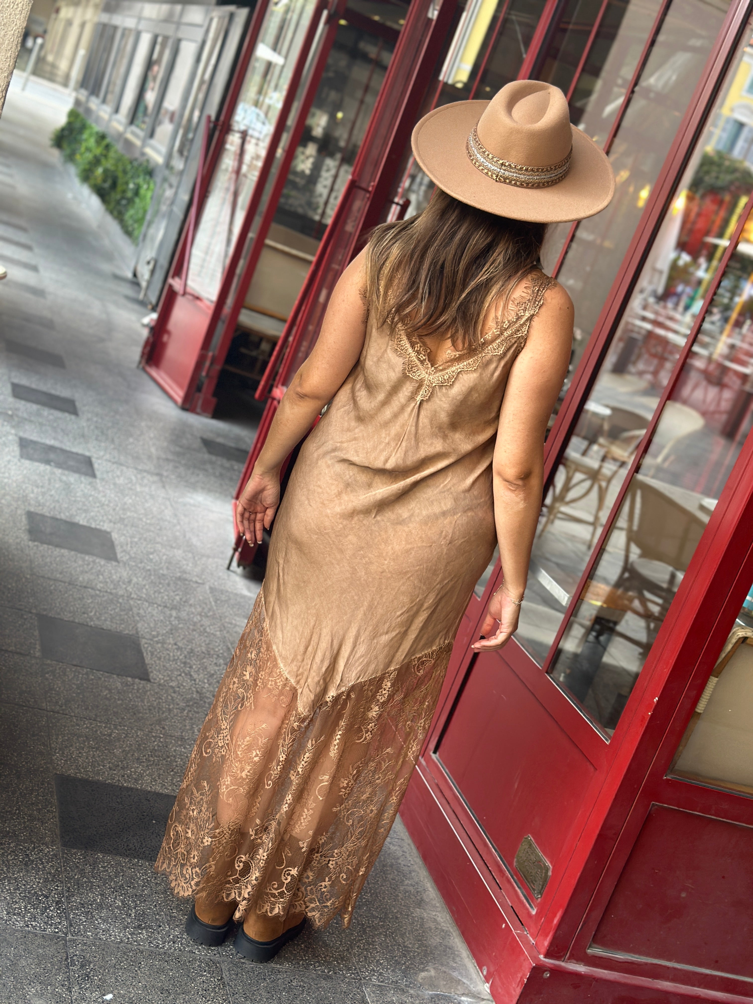Robe camel CHELSEA