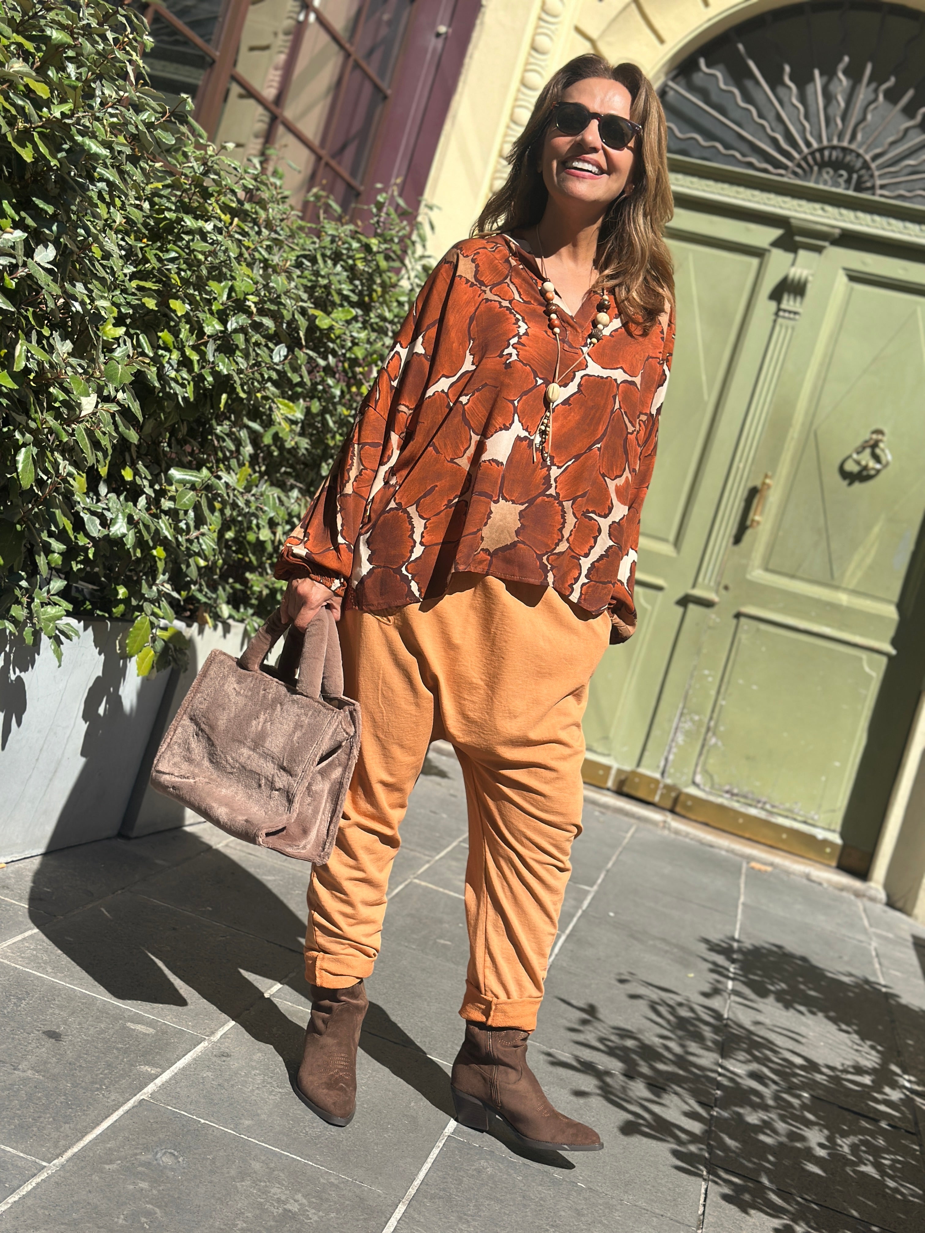 Blouse orange HANAE