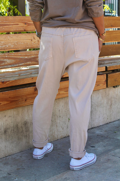 Pantalon écru CASSIE