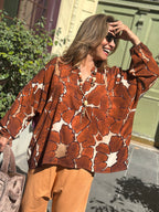 Blouse orange HANAE