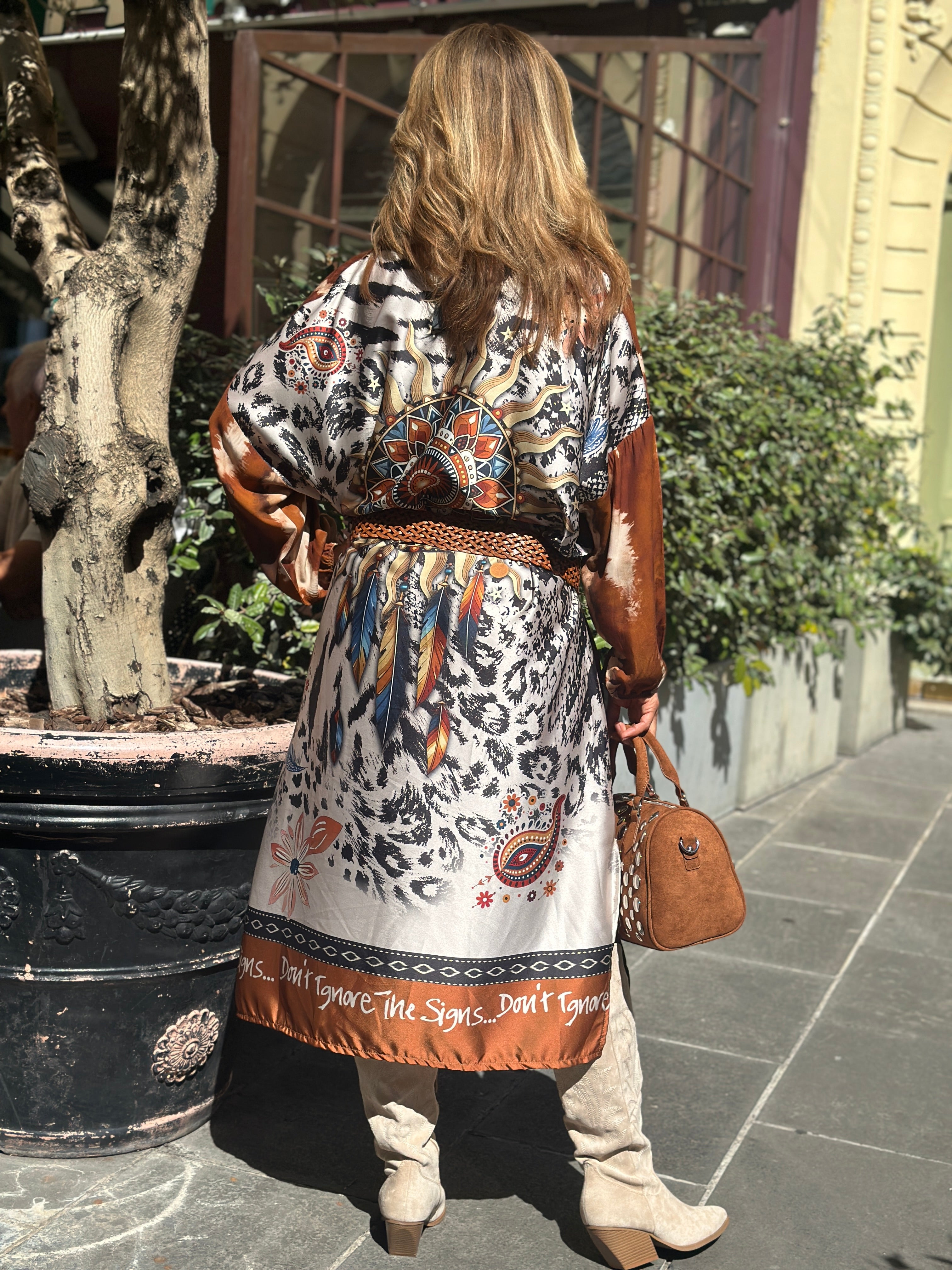 Robe orange INDIANA