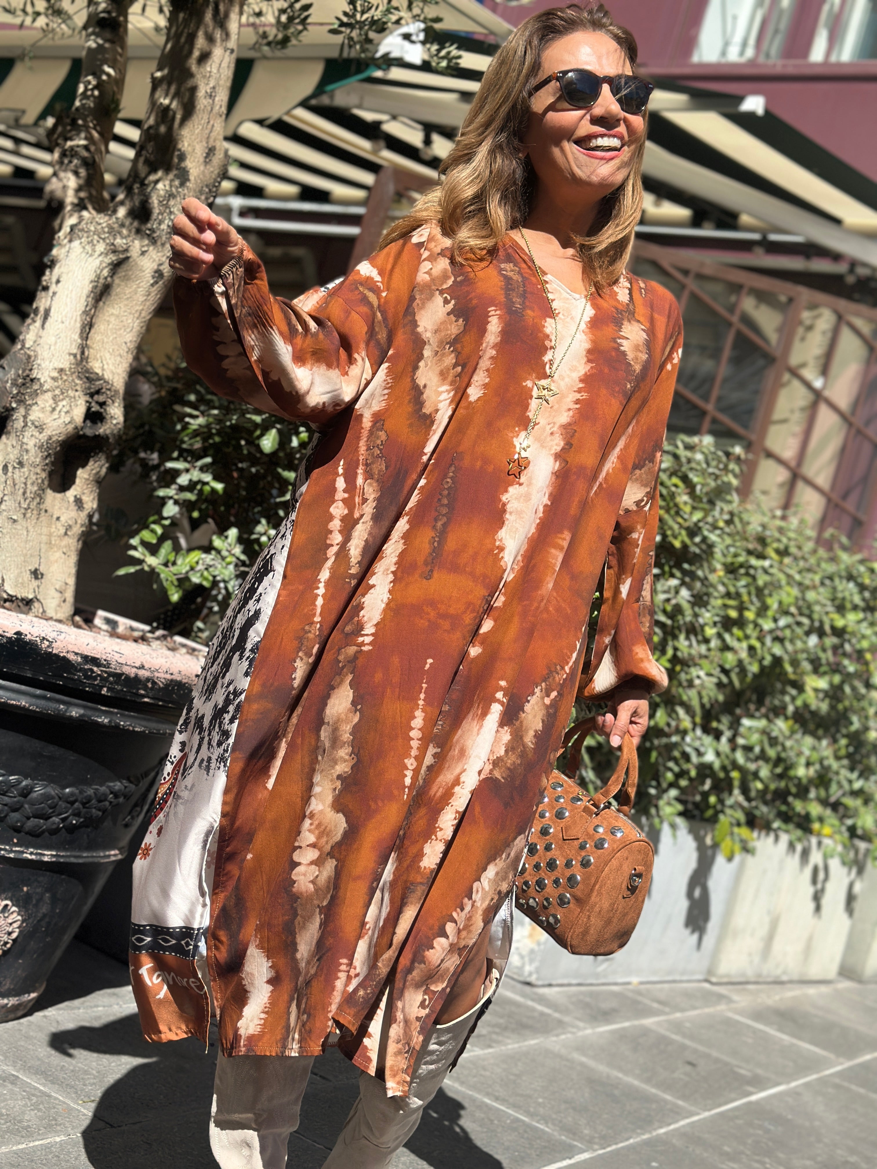Robe orange INDIANA