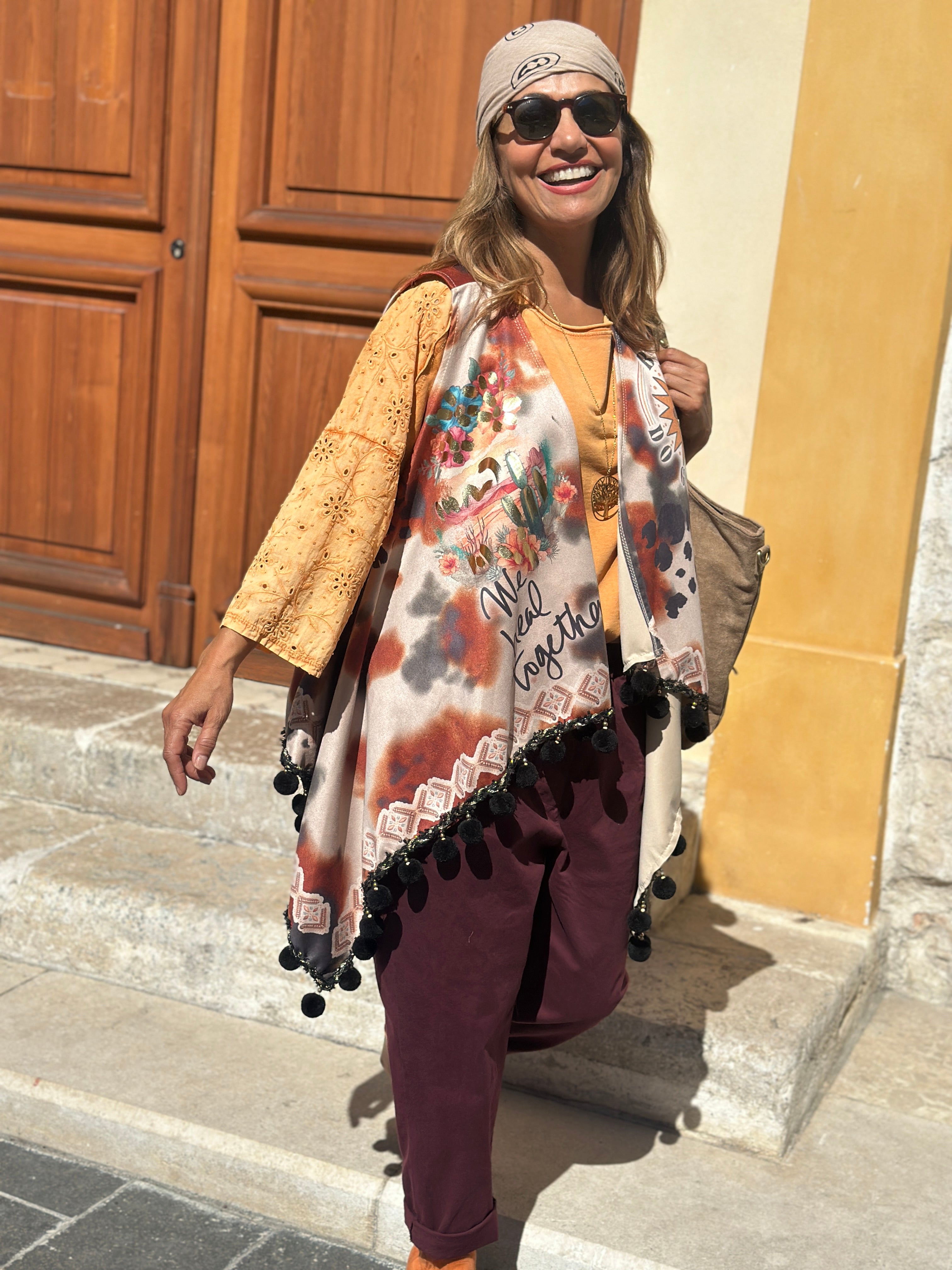 Gilet pompons GOOD