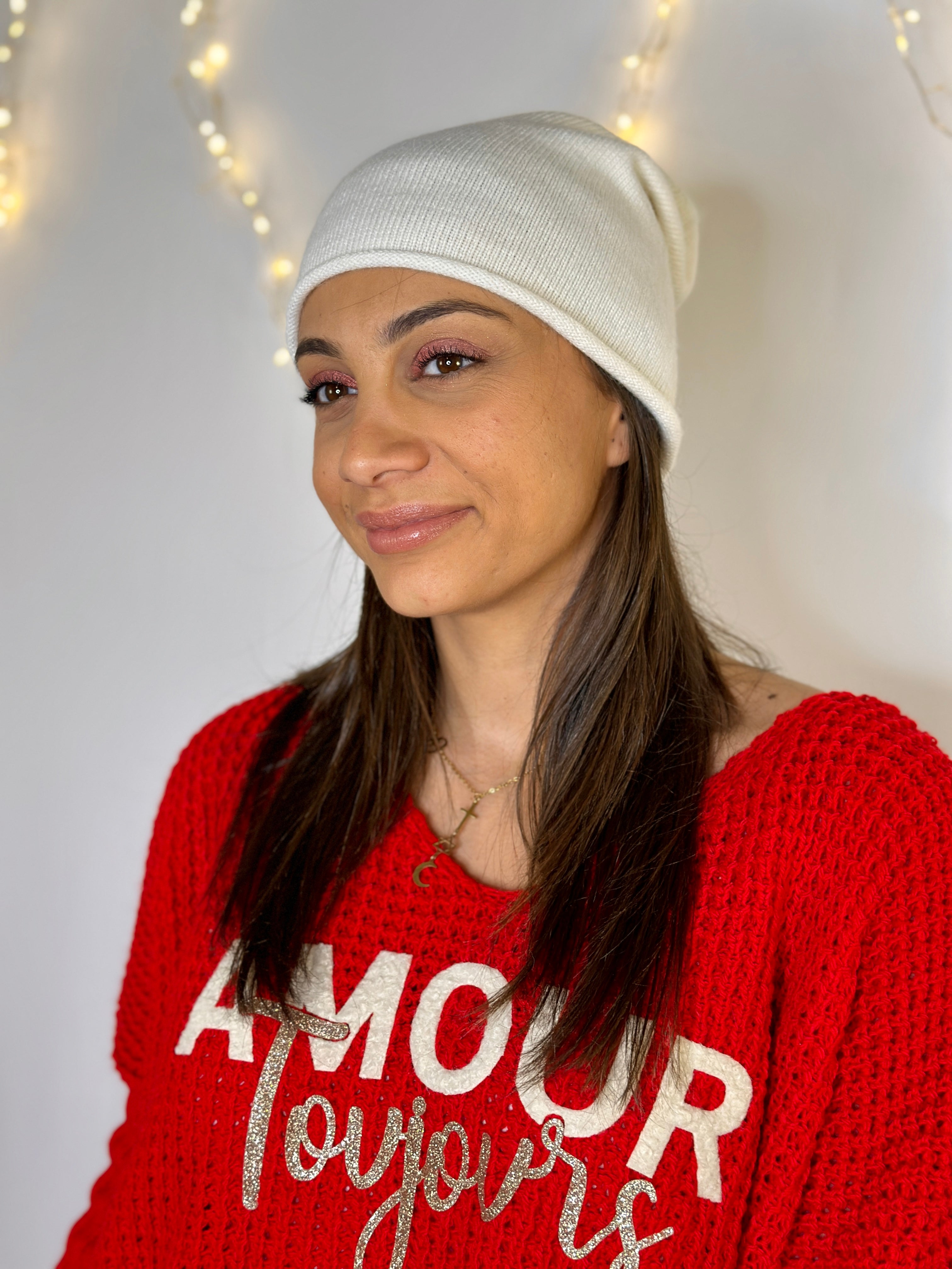 Bonnet écru DAVE