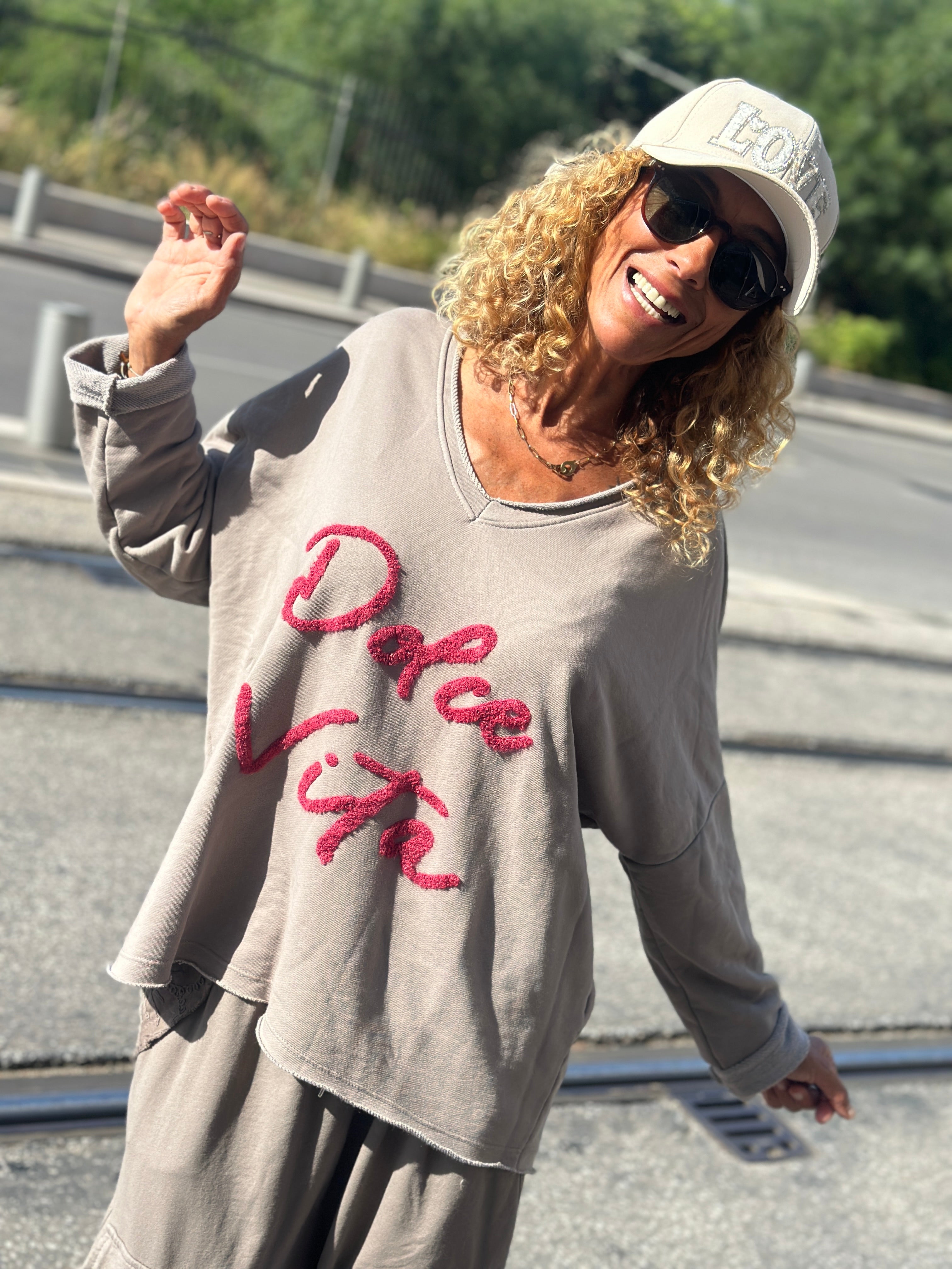 Sweat taupe DOLCE VITA