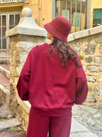 Pull bordeaux KRYS