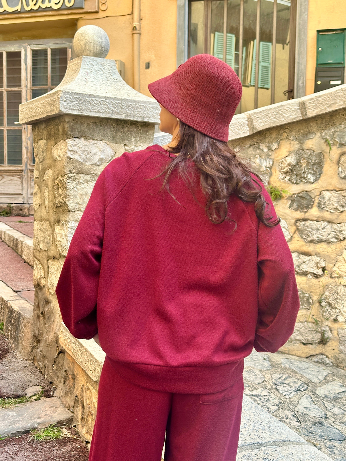 Pull bordeaux KRYS