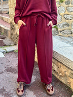 Pantalon bordeaux NAYA