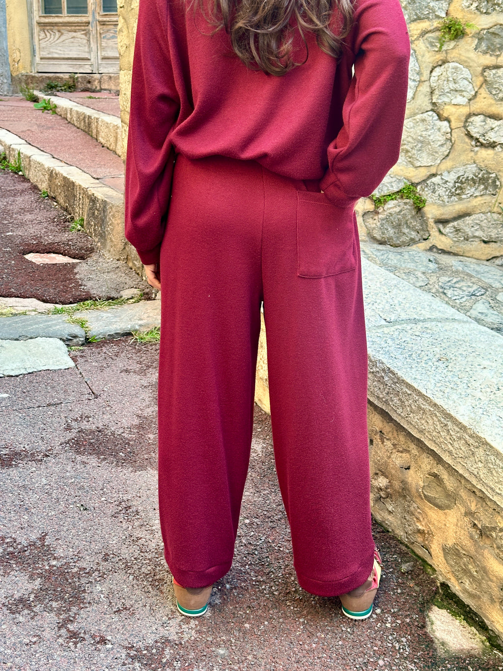 Pantalon bordeaux NAYA