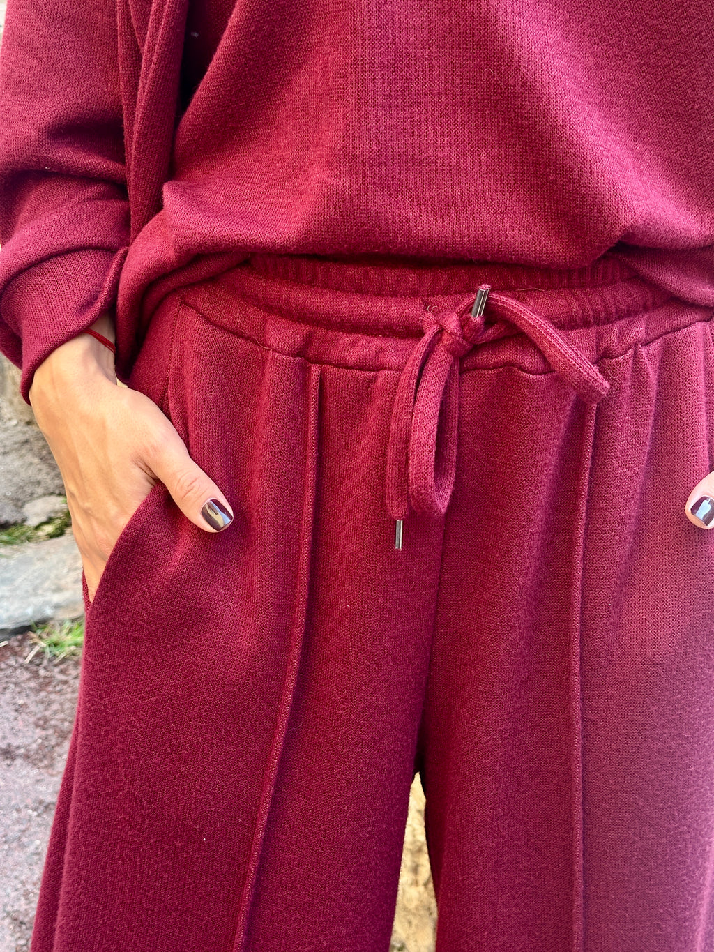 Pantalon bordeaux NAYA