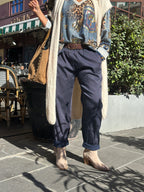 Pantalon bleu marine SENNA