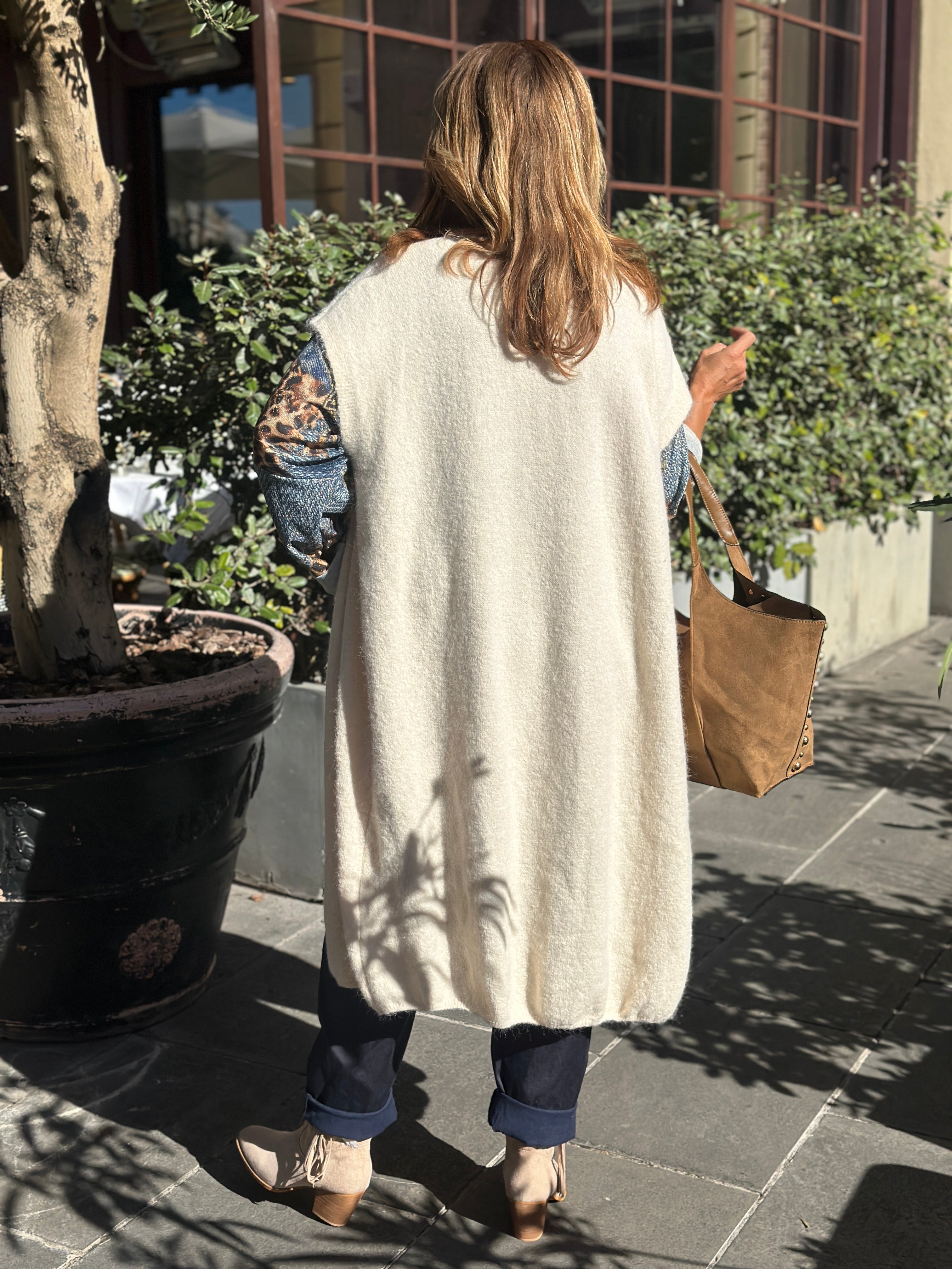Gilet écru NOYA