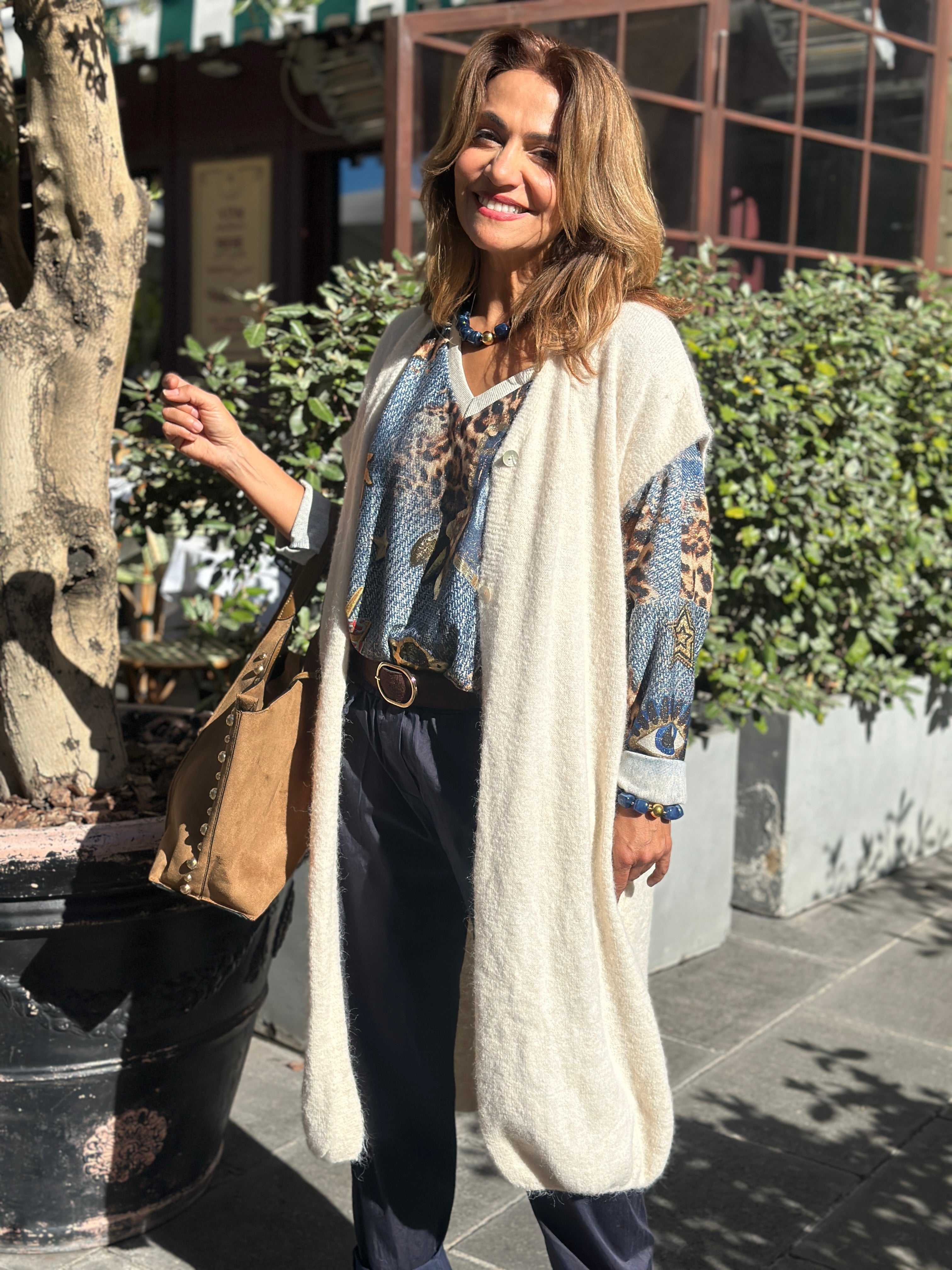 Gilet écru NOYA