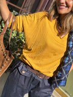 Pull moutarde NELLY