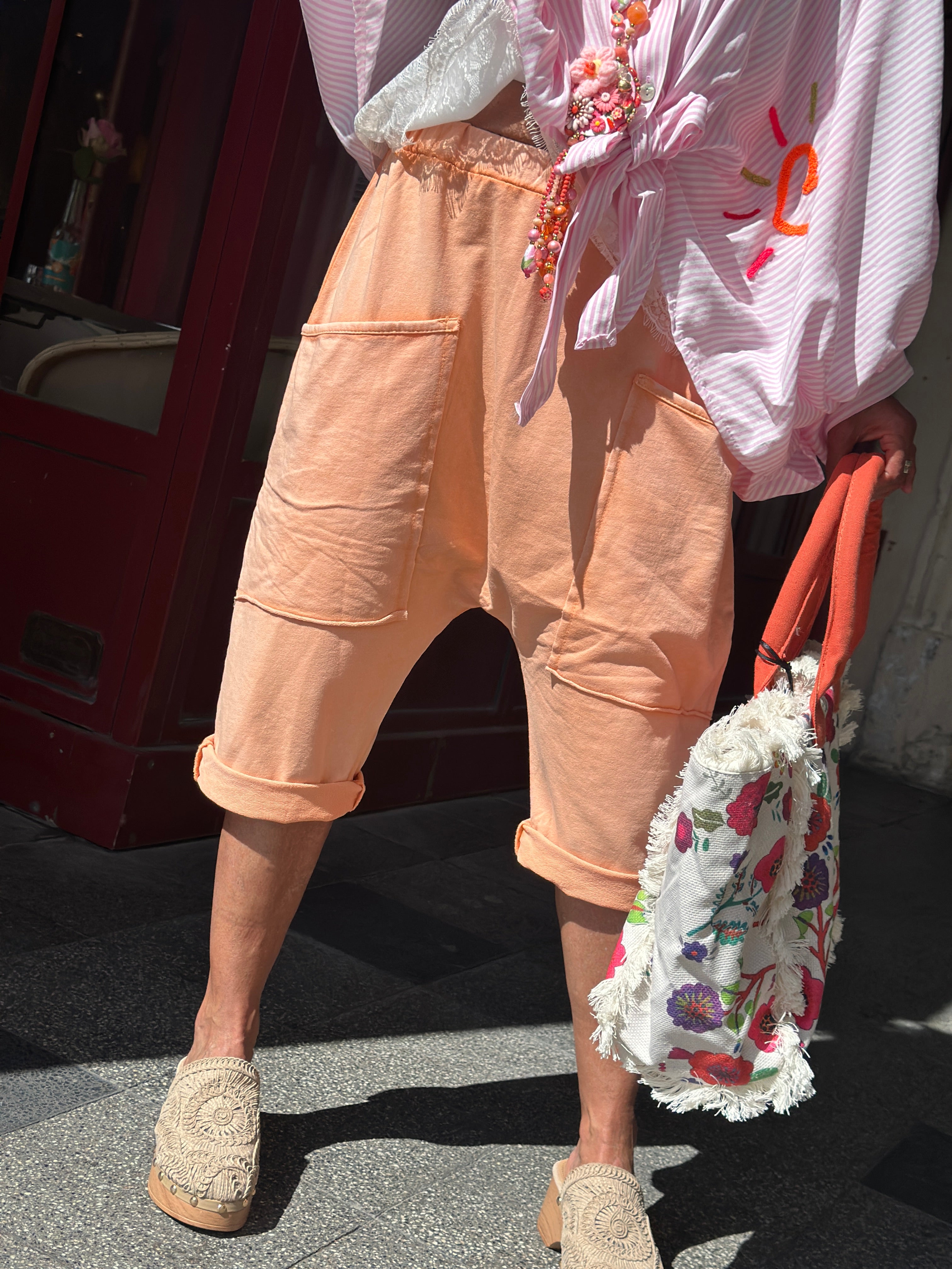Bermuda sarouel orange LOU