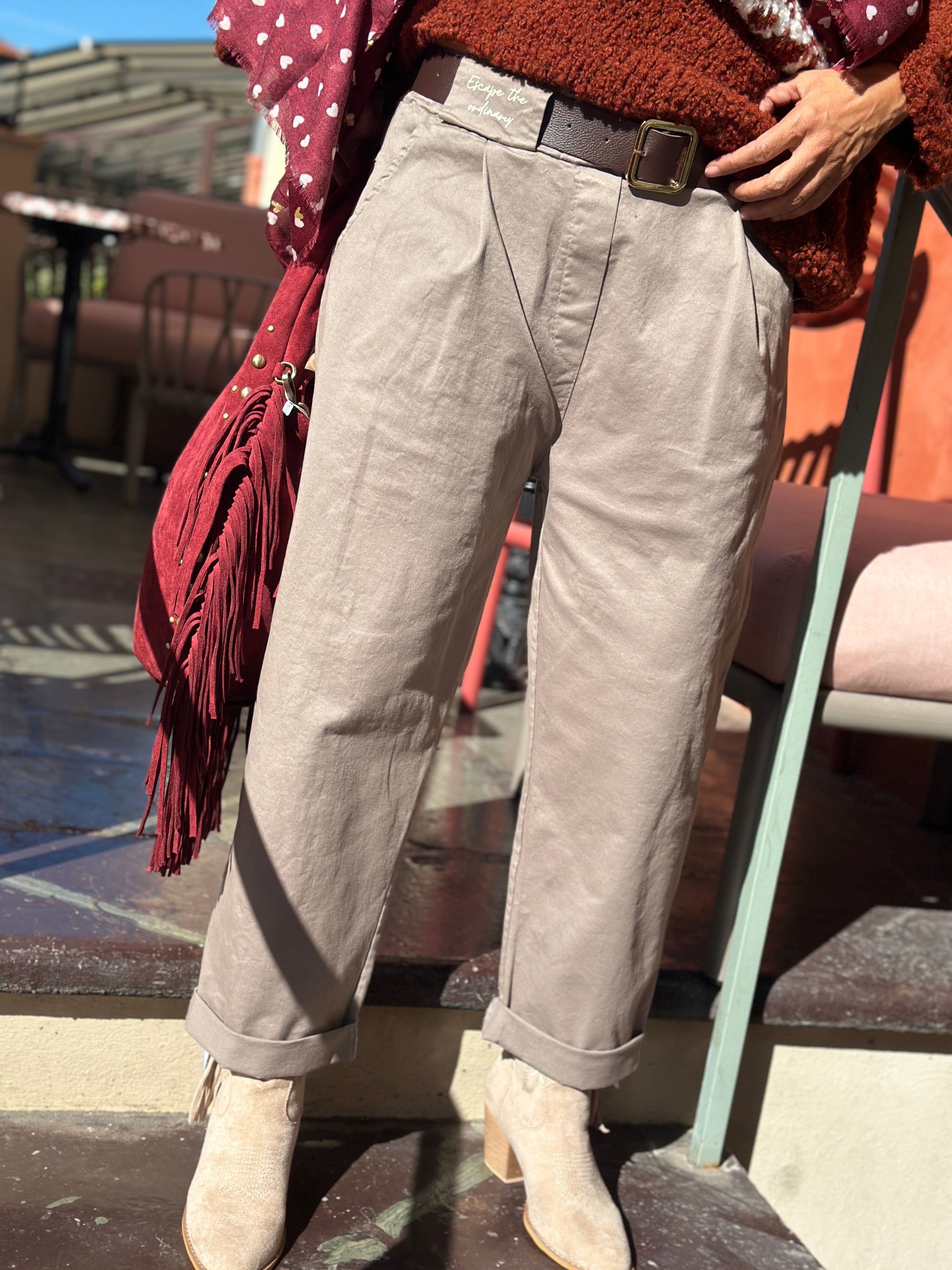 Pantalon beige ORDINARY