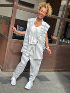 Veste blanche/bleu SWEET