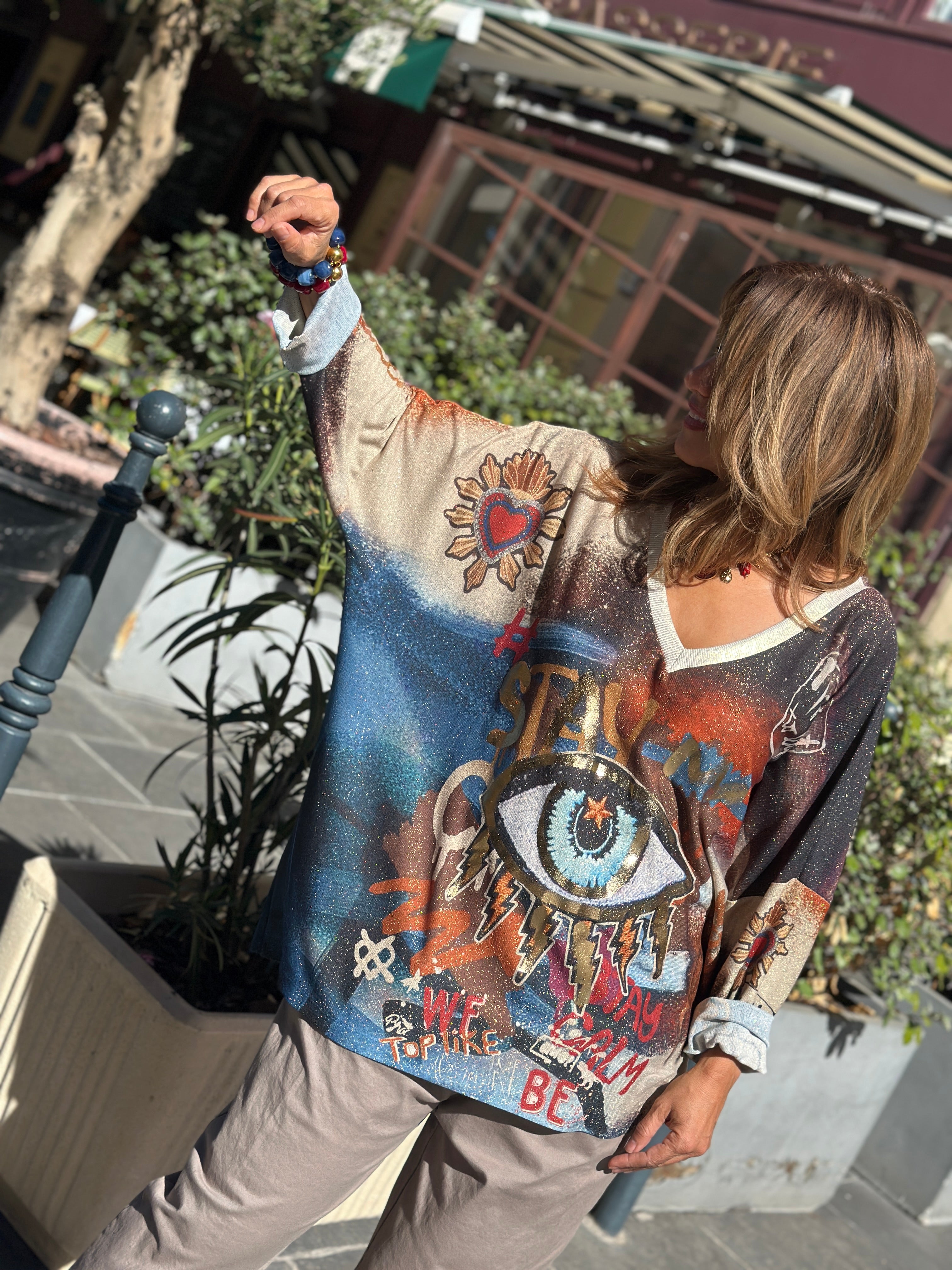 Pull lurex OEIL