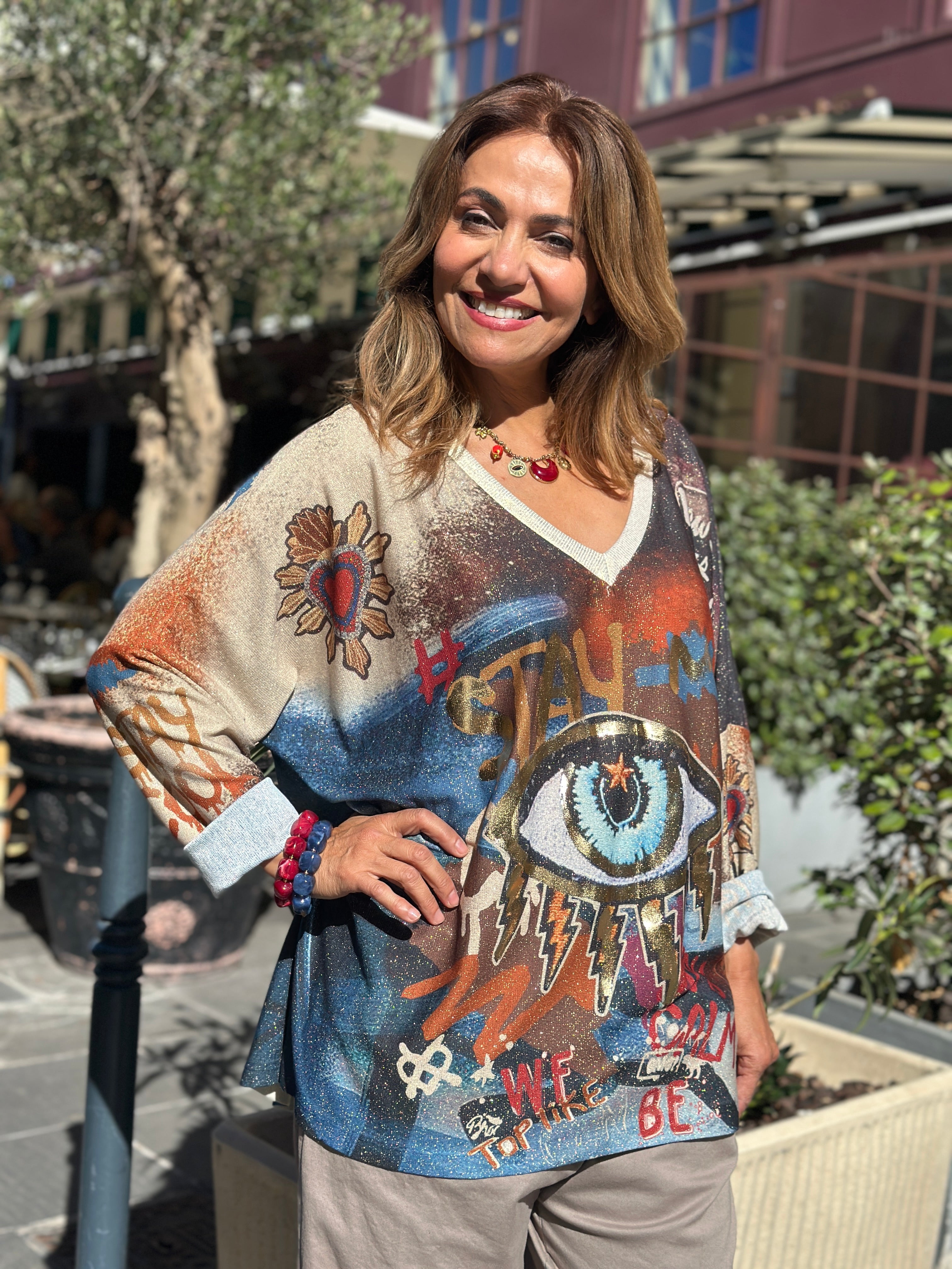 Pull lurex OEIL