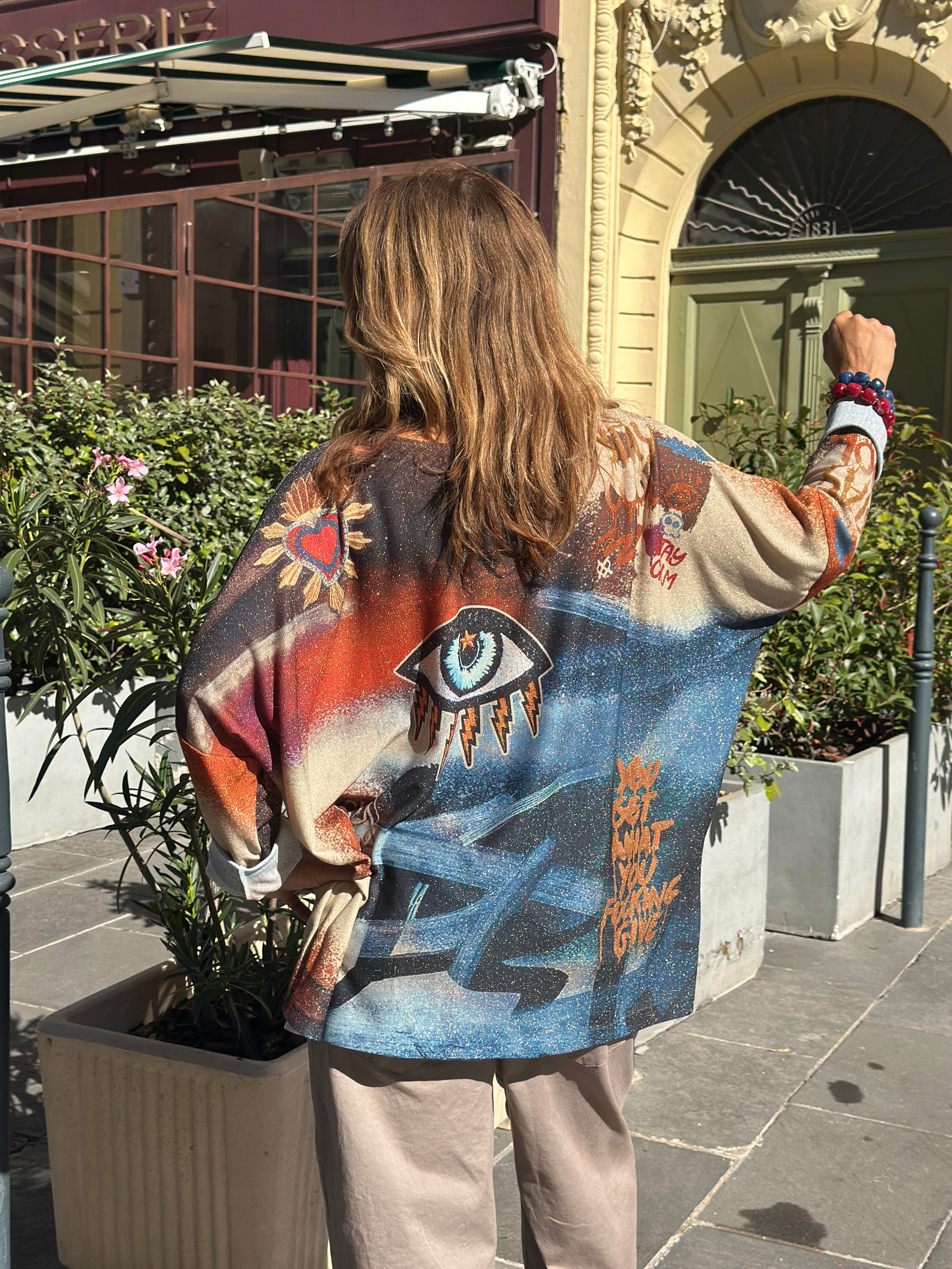 Pull lurex OEIL
