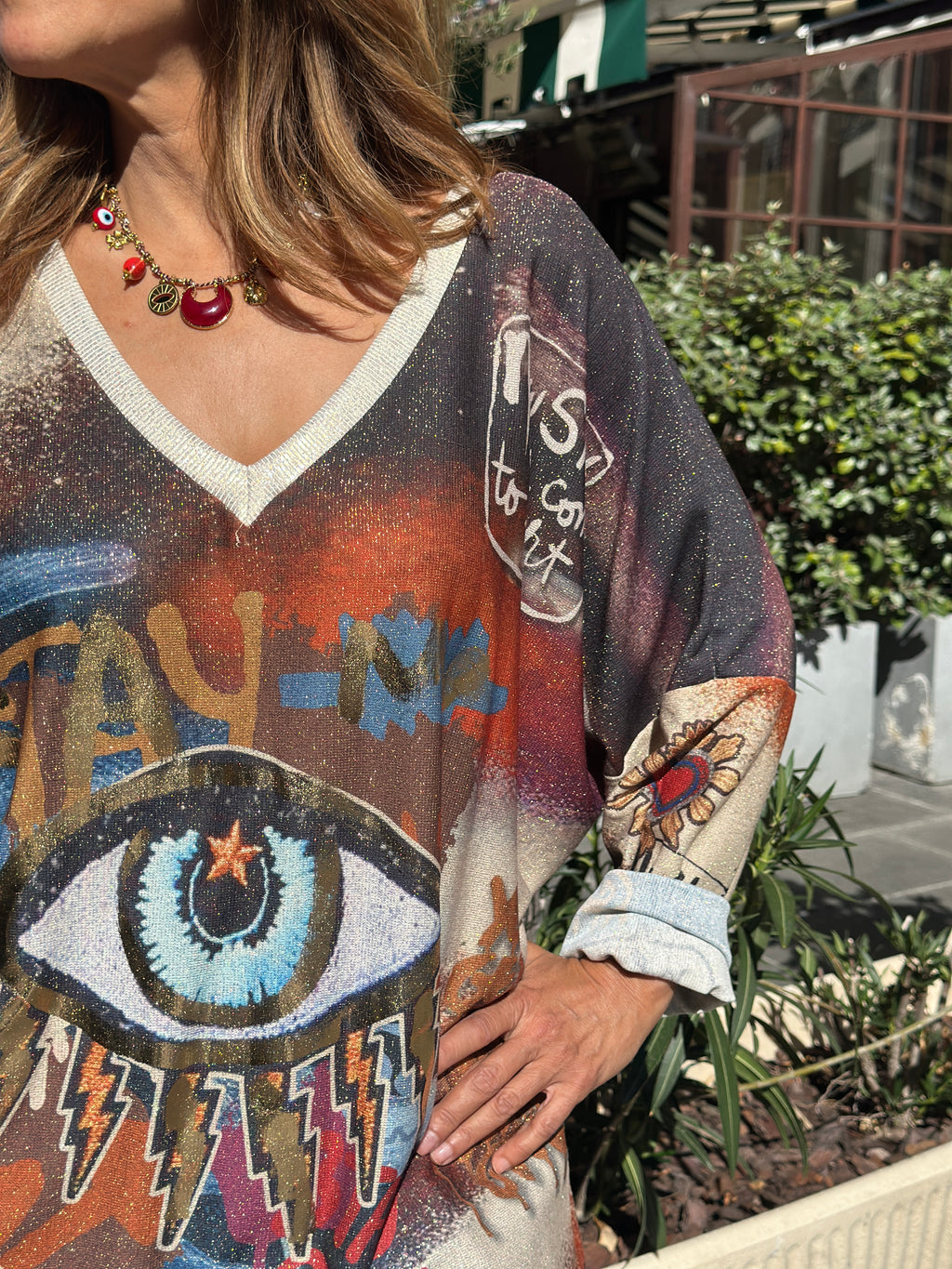 Pull lurex OEIL