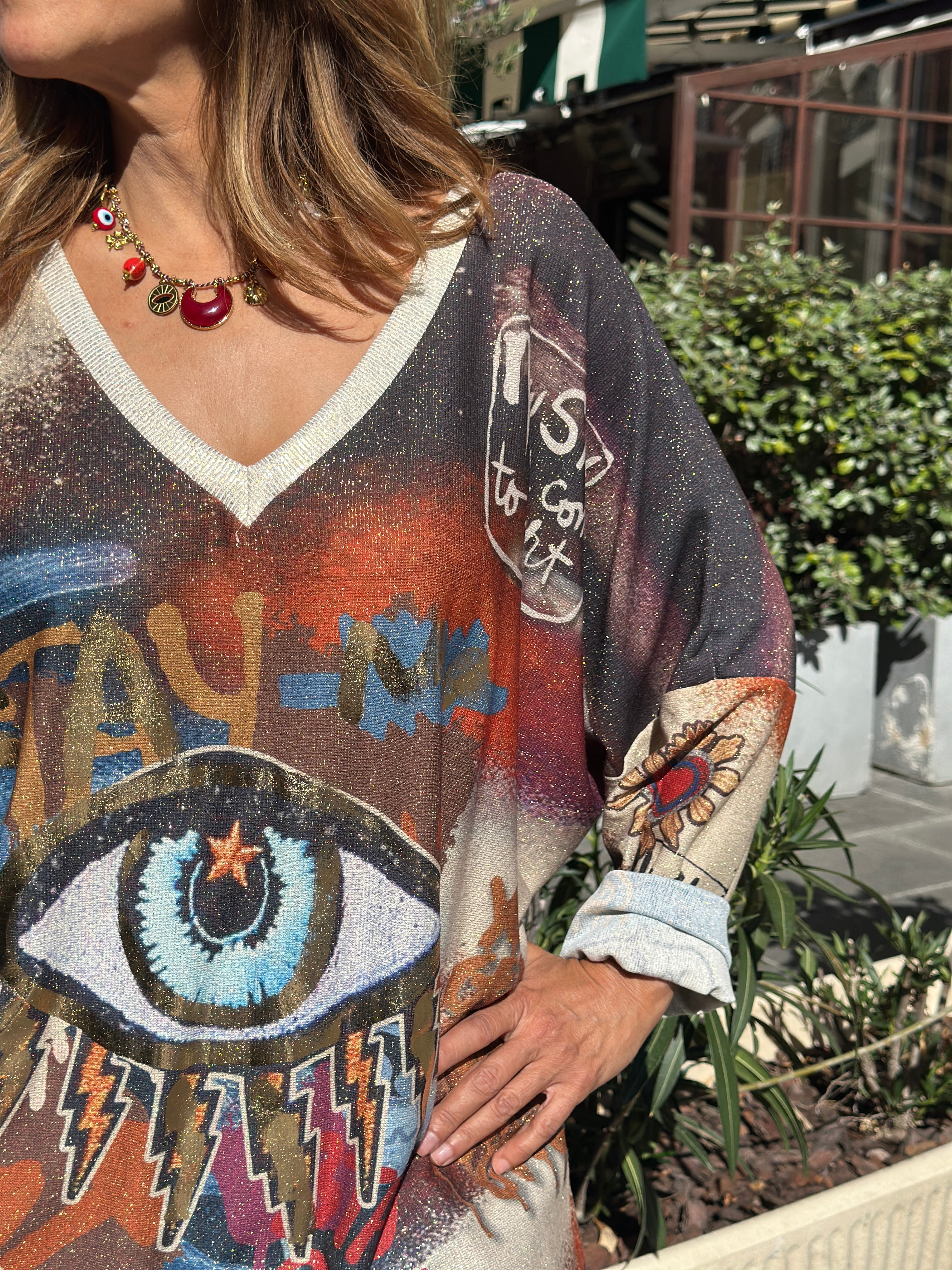 Pull lurex OEIL
