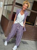 Pantalon bleu/rouge DREAM