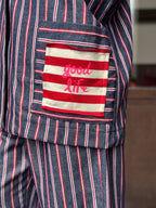 Veste bleu/rouge SWEET