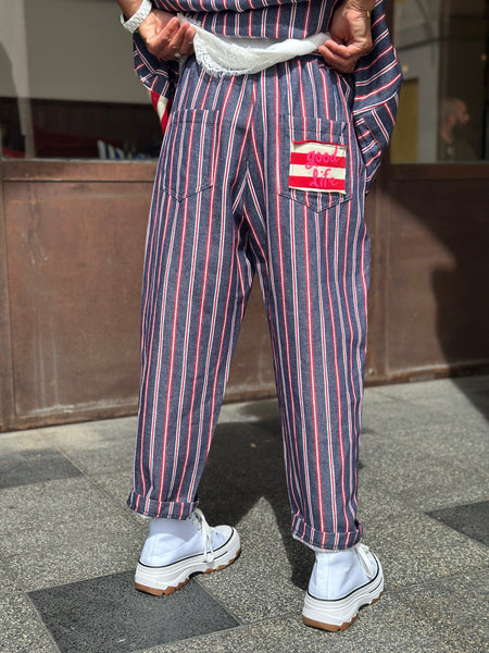 Pantalon bleu/rouge DREAM