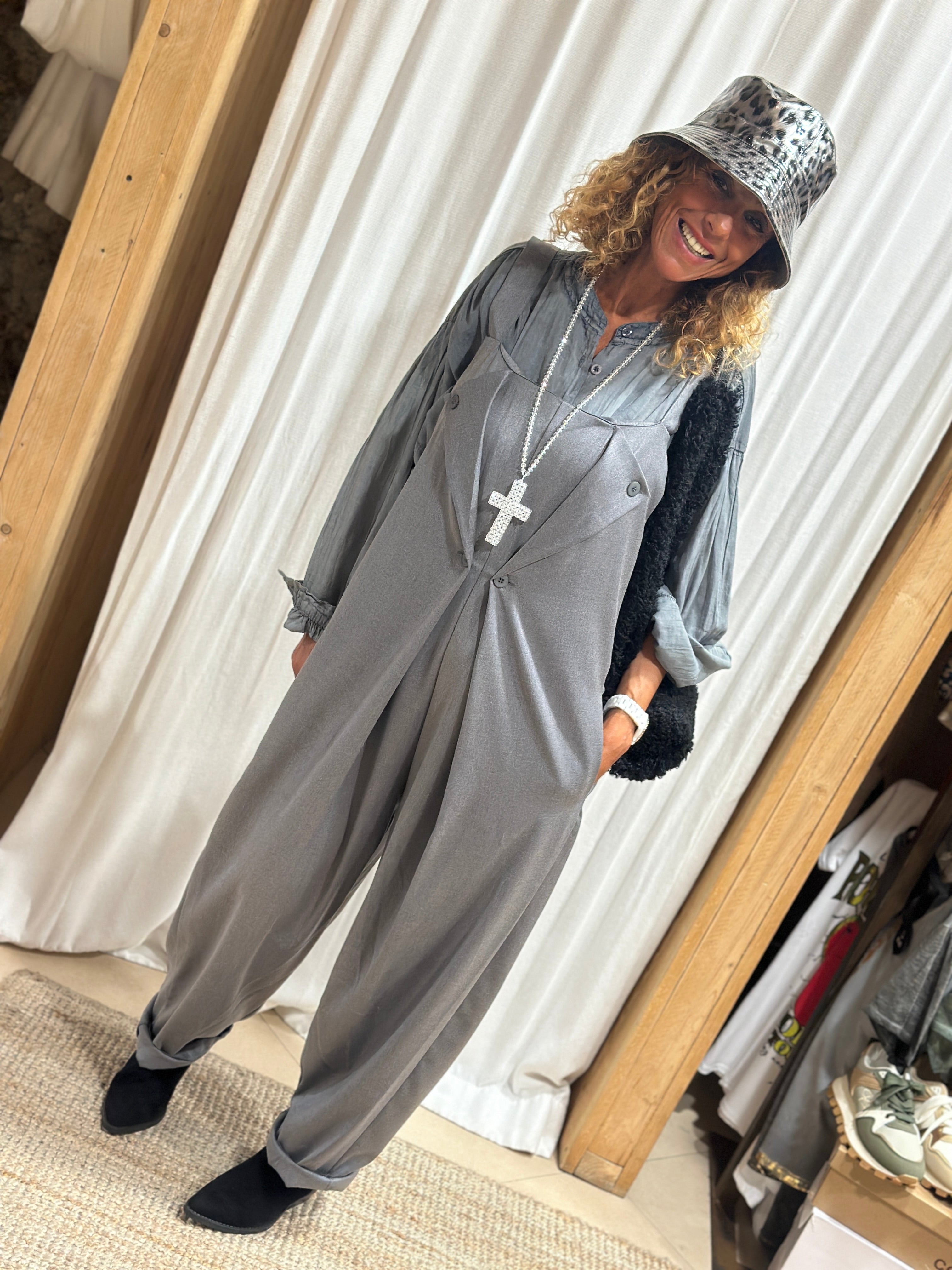 Salopette gris JAEL