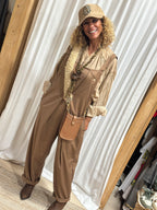 Salopette camel JAEL