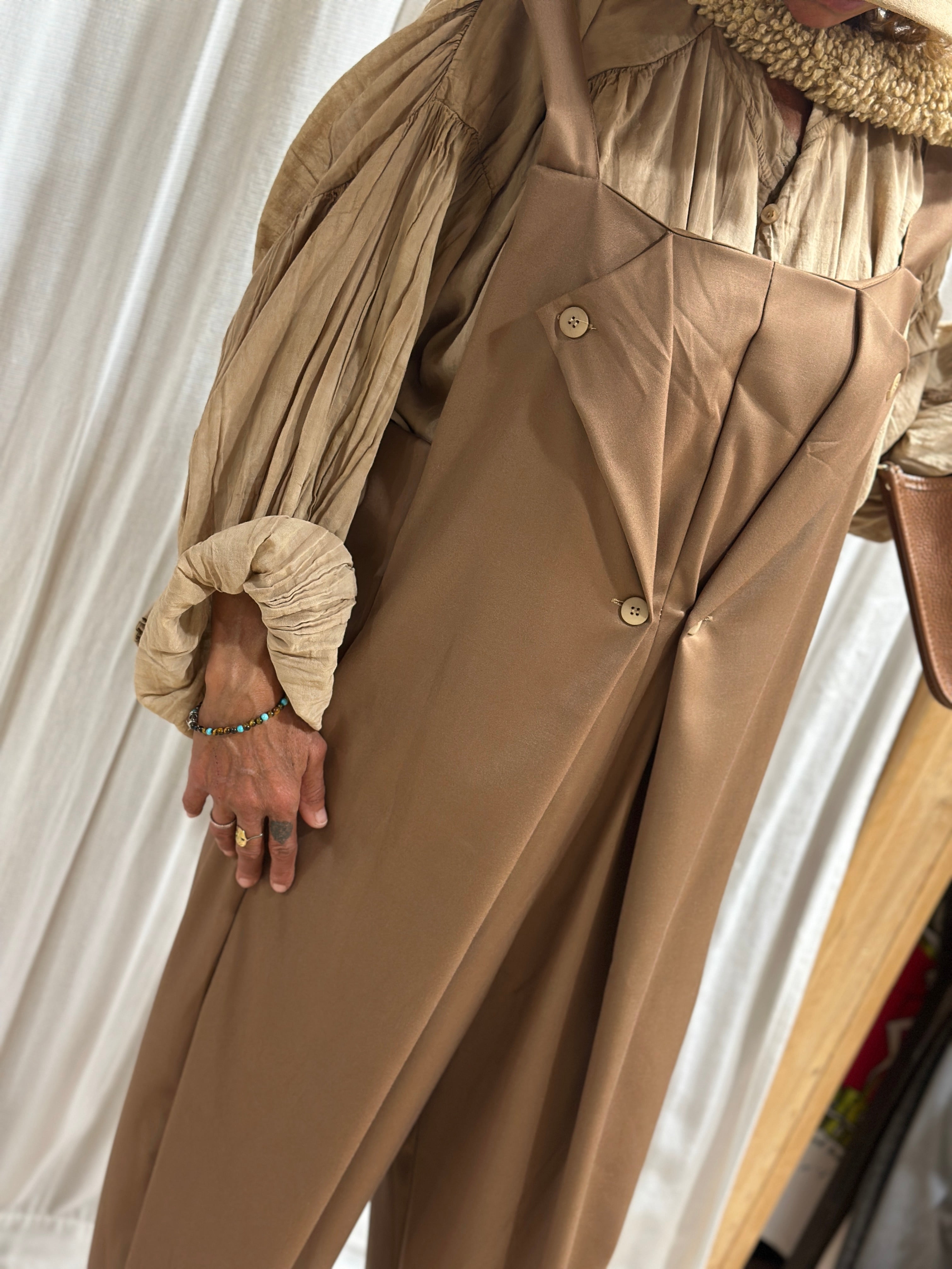 Salopette camel JAEL