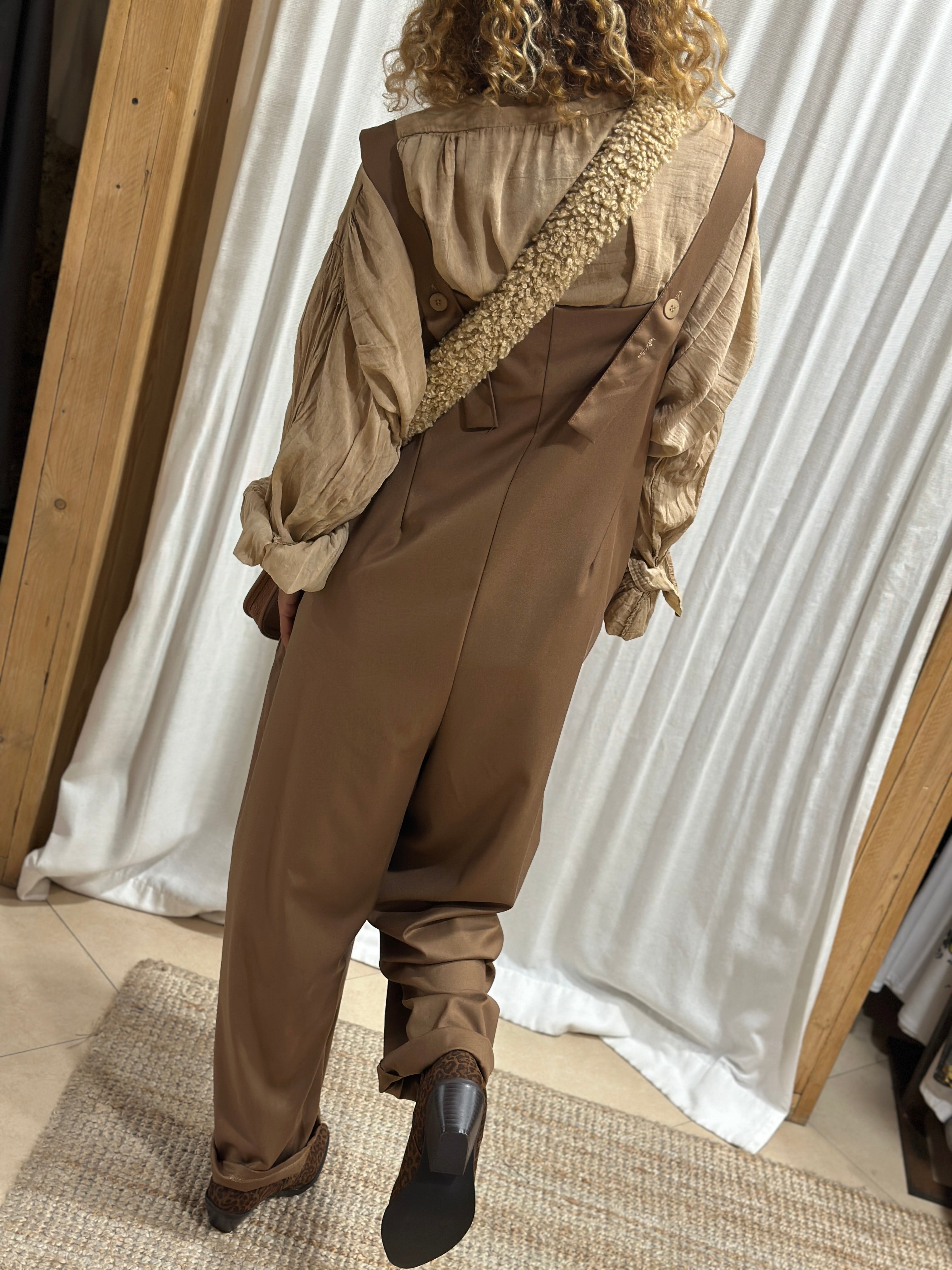 Salopette camel JAEL