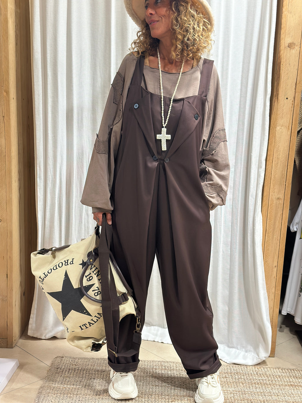 Salopette choco JAEL