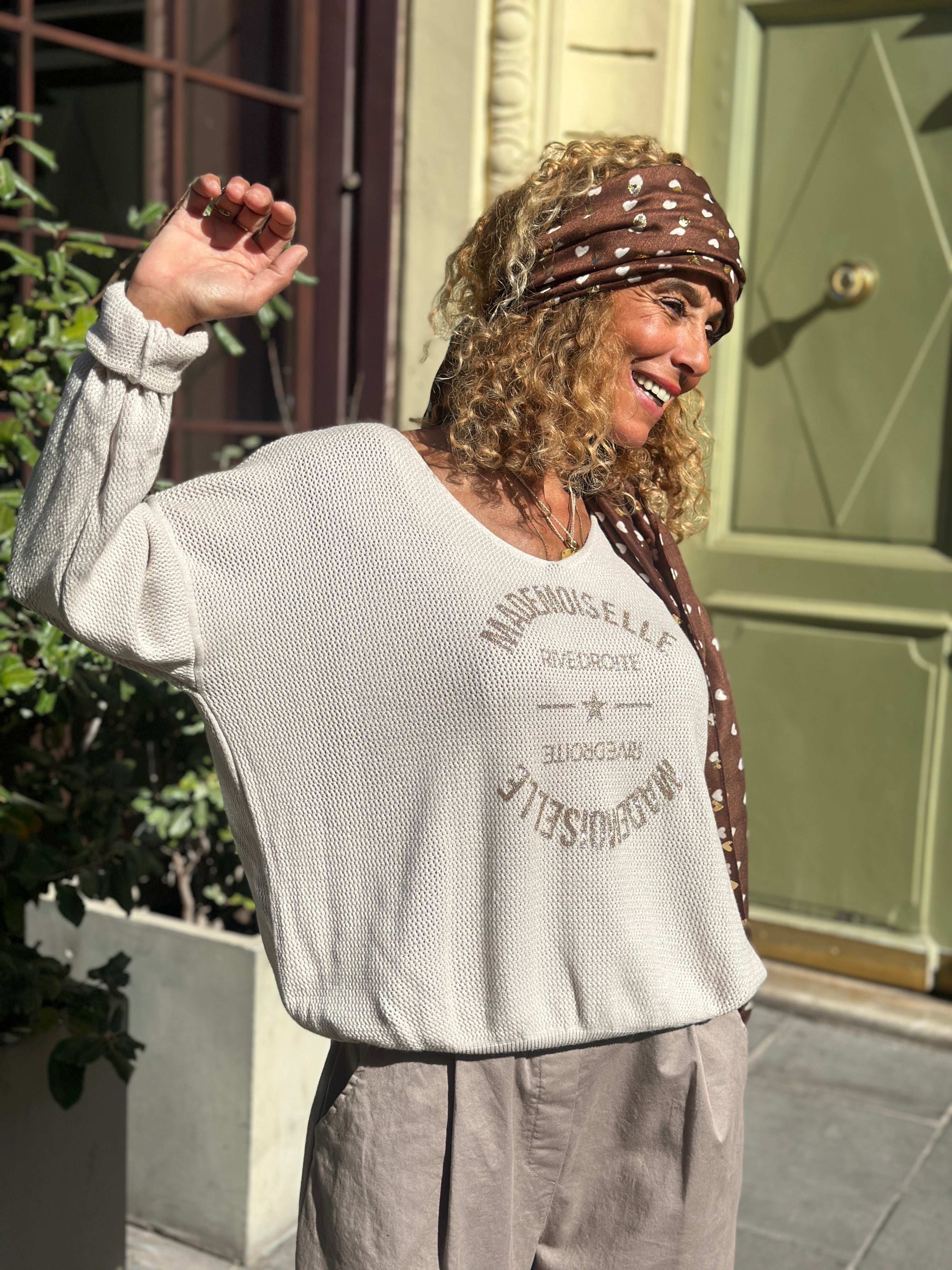 Pull beige MADEMOISELLE