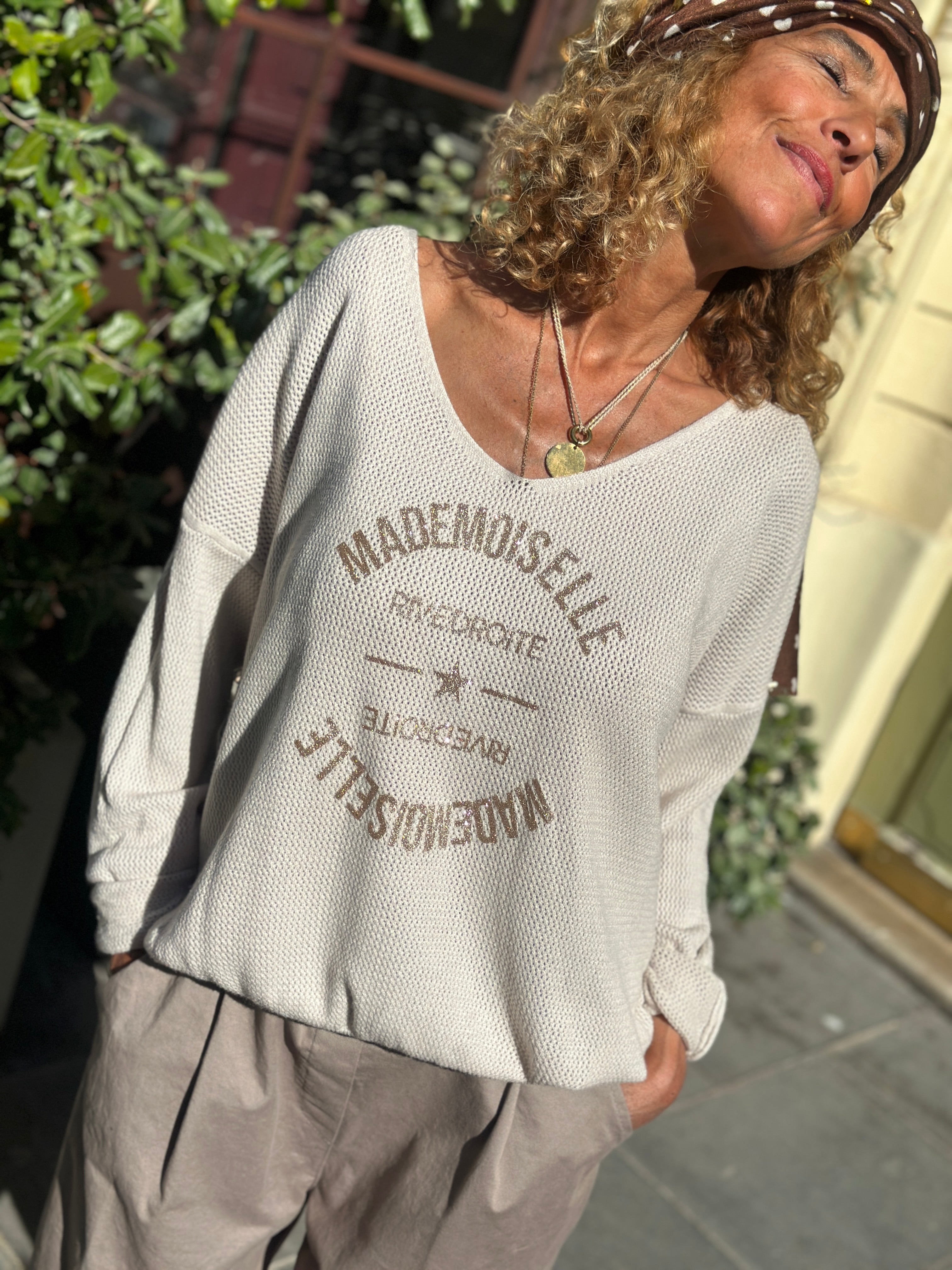 Pull beige MADEMOISELLE