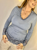 Sous pull BLEU DENIM