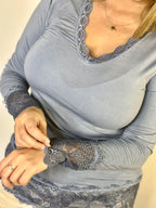 Sous pull BLEU DENIM