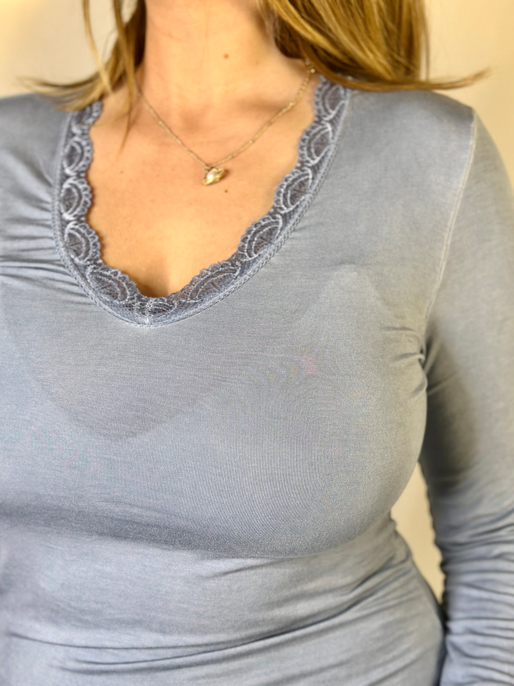 Sous pull BLEU DENIM