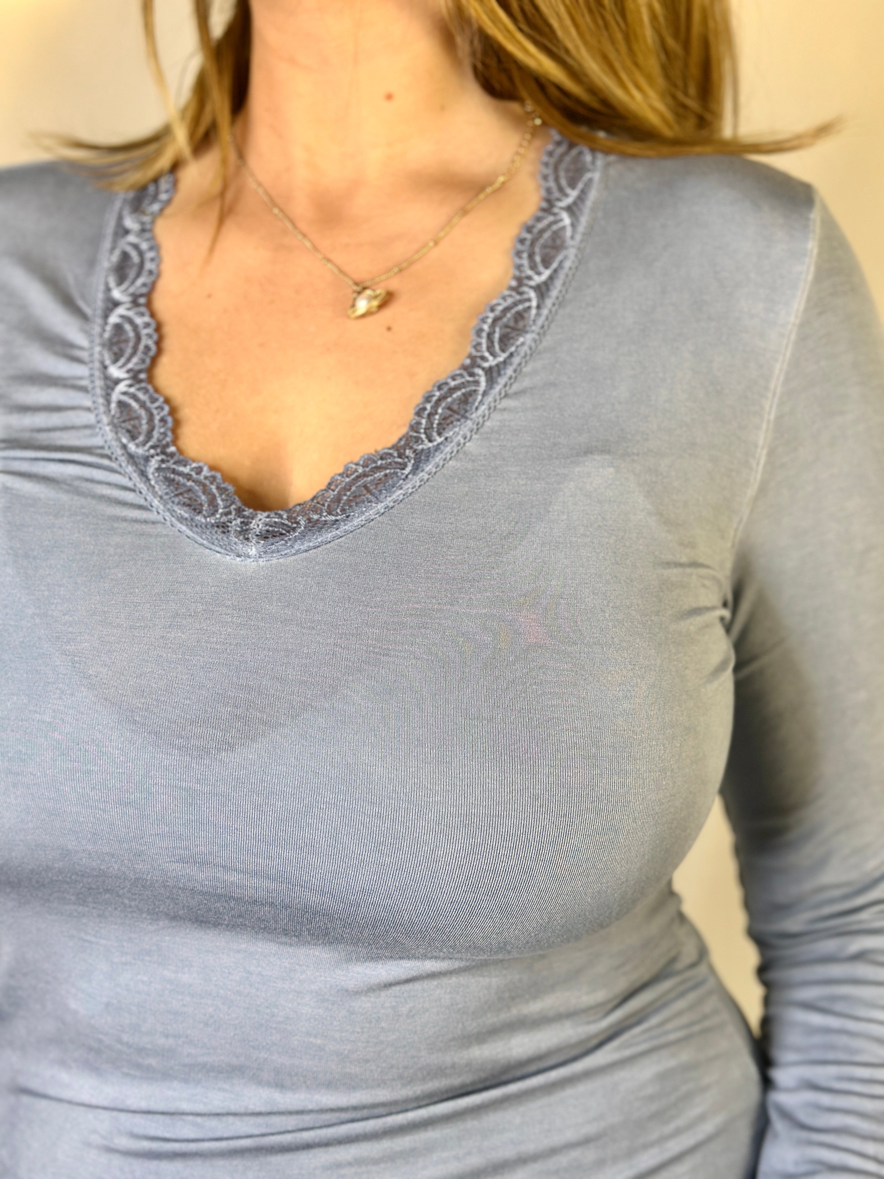 Sous pull BLEU DENIM